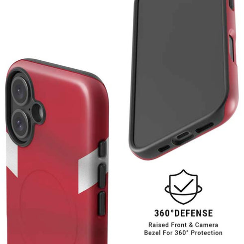 Russia Soccer Flag iPhone 16 Plus Magsafe Impact Case